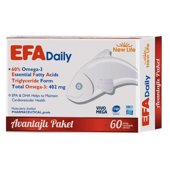 New Life EFA Daily 60 Kapsül ürün görseli 1