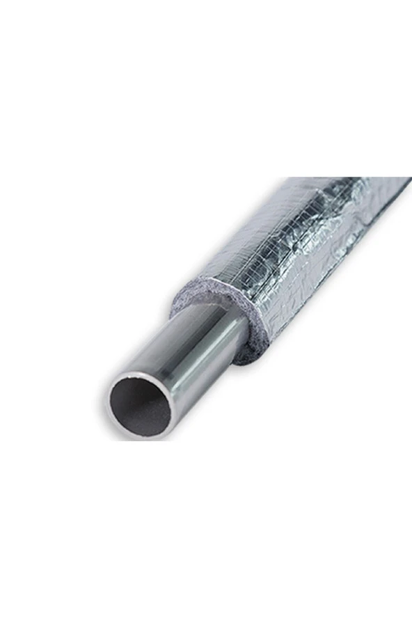 Alüminyum Folyo Kaplı Polietilen Yalıtım Borusu 1/2 İnc (2 METRE) ürün görseli 1