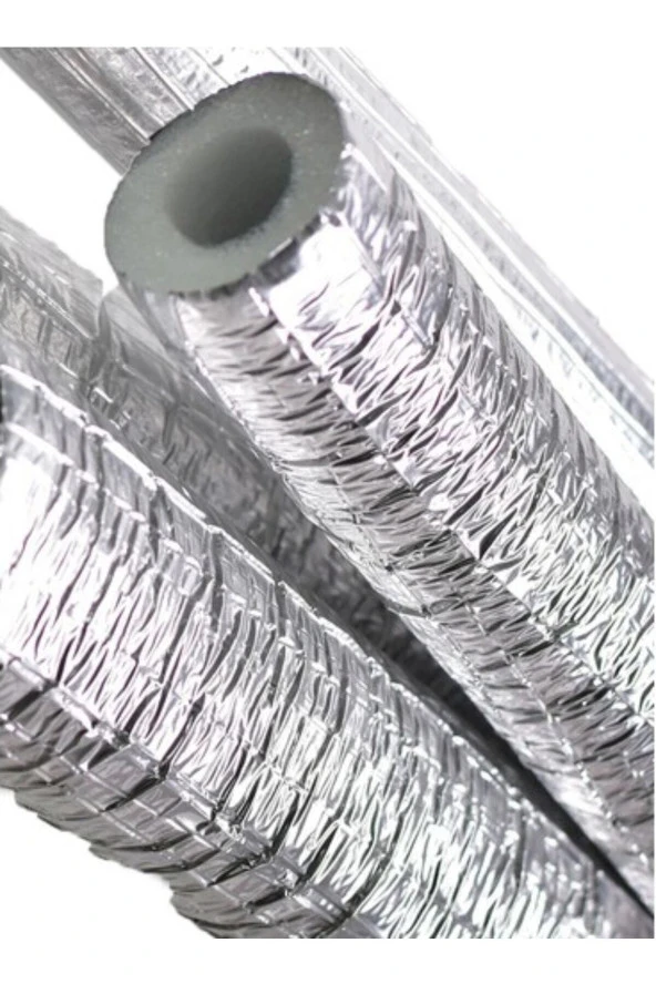 Alüminyum Folyo Kaplı Polietilen Yalıtım Borusu 1/2 Inc (10 METRE) ürün görseli 1