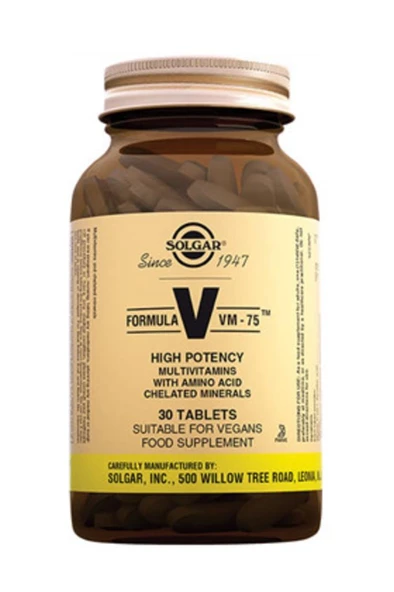 Solgar Vm 75 Multivitamin 30 Tablet - Resim 2