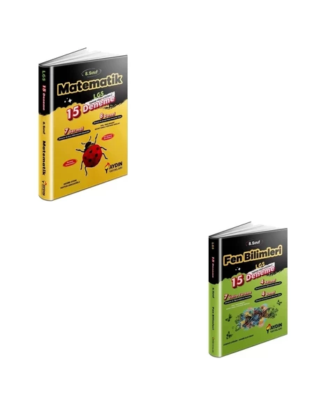 LGS 8.Sınıf Matematik Fen Bilimleri Deneme ürün görseli 1