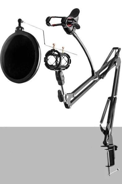 Lastvoice Set-01 - Mikrofon standı + Shock Mount + Pop Filter ürün görseli 1