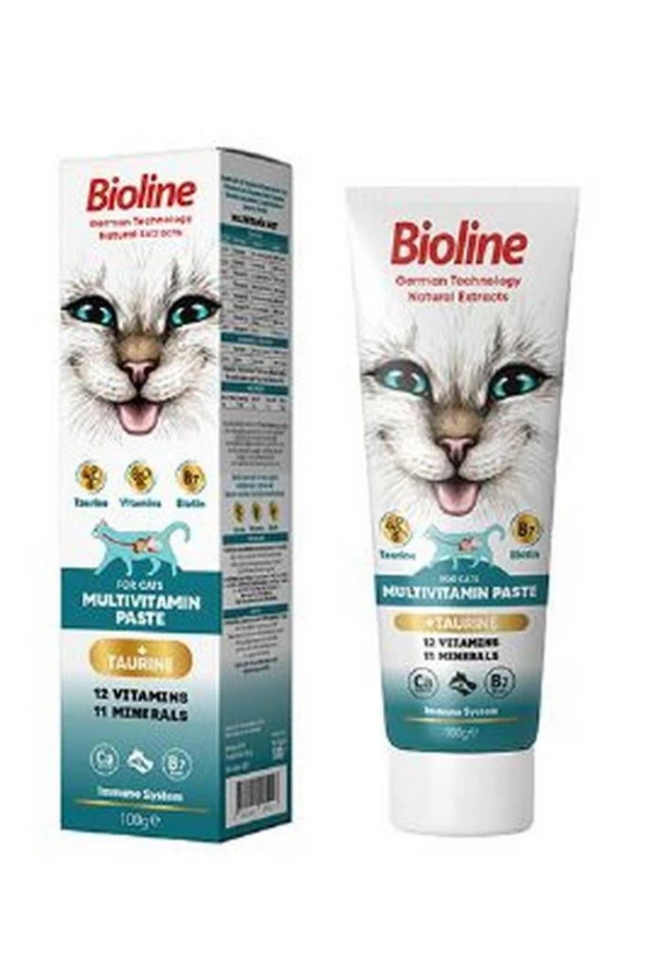 Bioline Multivitamin Paste Cat 100 Gr SKT: 11/2027 ürün görseli 1