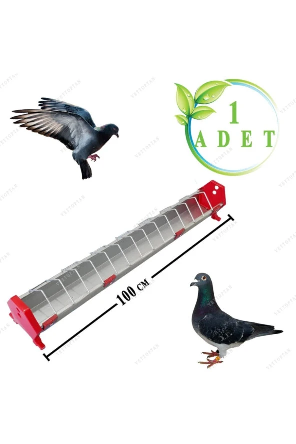 Güvercin Yemlikleri Metal 100 Cm Yemlik Güvercin Bıldırcın Posta Şebap Taklacı Süs Güvercini Kaz Kuş ürün görseli 1