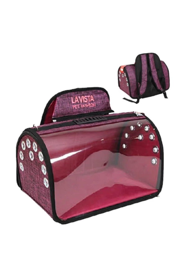 Volmin Petshop Kedi Köpek Jumbo Tomris Sırt Taşıma 50x32x32h ürün görseli 1
