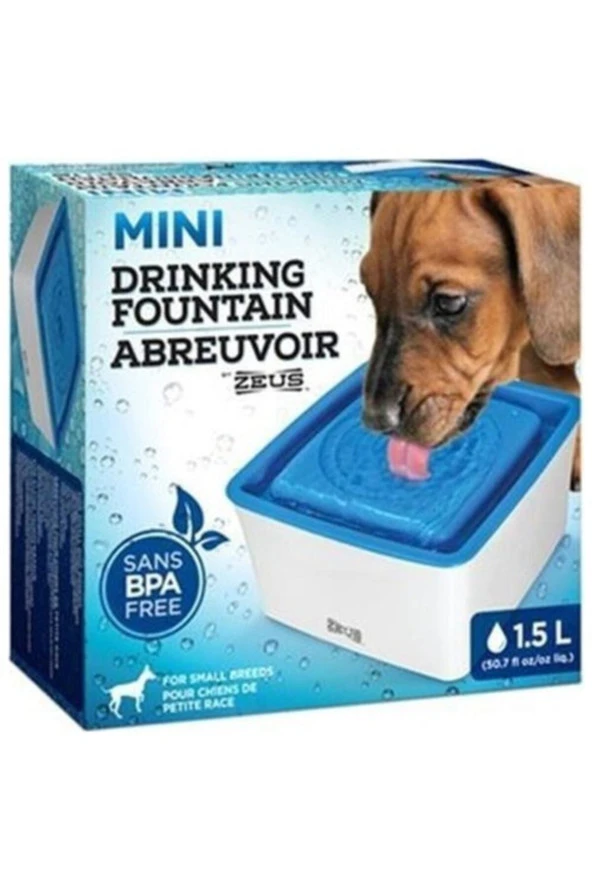 Volmin Petshop Mini Dog Fountain 1,5 l ürün görseli 1