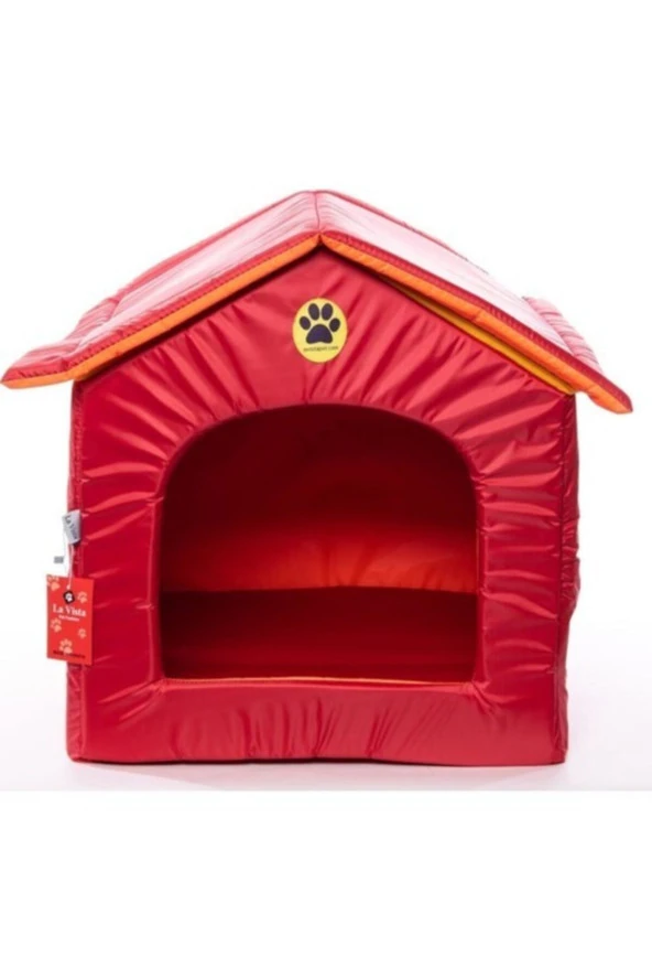 Paraşüt Kumaş Kedi Köpek Klube Kırmızı ürün görseli 1
