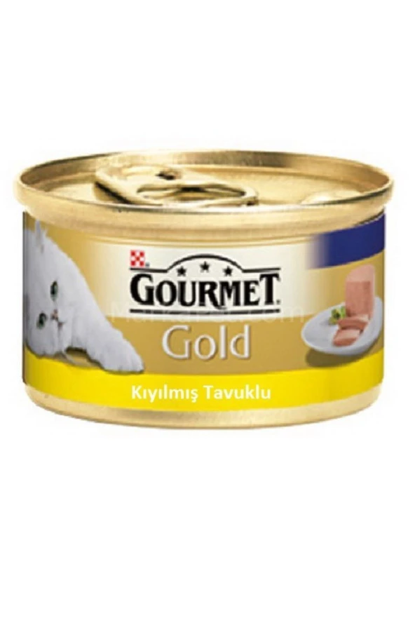 Gourmet Gold Kıyılmış Tavuklu Kedi Konserve Mama 85 gr ürün görseli 1