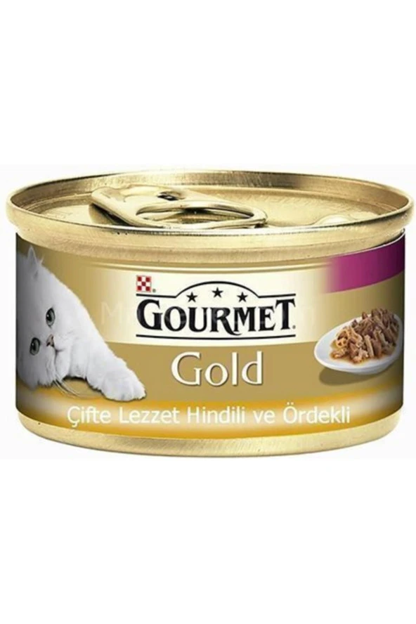 Gourmet Gold Hindili Ördekli Konserve Mama 85 Gr ürün görseli 1
