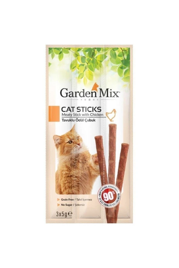 Tavuklu Kedi Stick Ödül 3x5gr ürün görseli 1