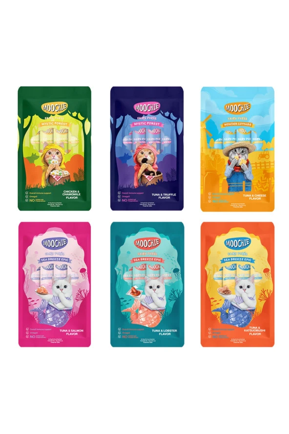 Sıvı Kedi Ödül Maması 6 Paket Mix ürün görseli 1