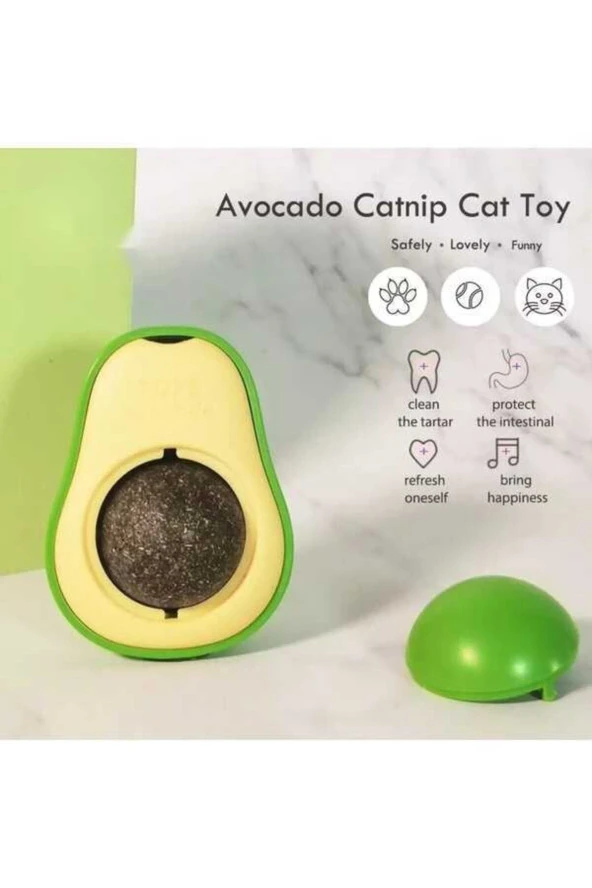 Avakado Kedi Naneli Catnip Oyun Topu ürün görseli 1