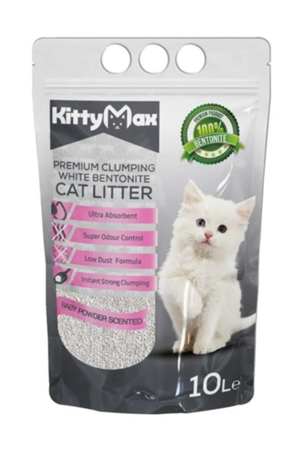 Kitty Max 10 Lt Bebek Pudralı Ince Kitty Max 10lt Bebek Pudra ürün görseli 1