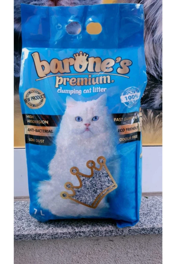 Volmin Petshop Aktif Karbonlu Ultra Topaklanan Kedi Kumu 7lt ürün görseli 1