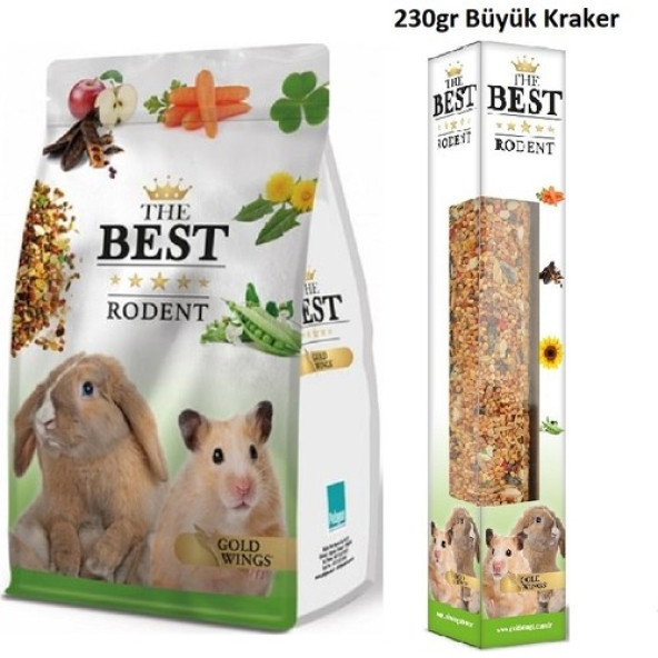 The Best Hamster 230gr Krakeri & 1.25 Kg Yemi Seti Hamster Yemi ürün görseli 1