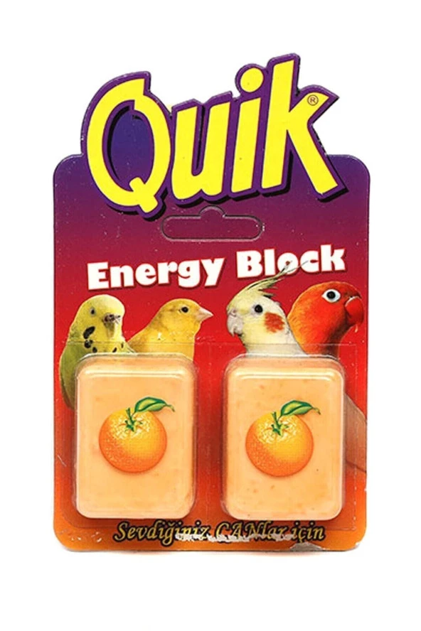 Quik Kuşlar Için Enerji Blok Gaga Taşı 2'li Quık-052 ürün görseli 1