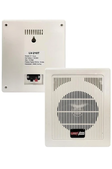 Lastvoice Lv-210T - Duvar Tipi 13 cm 10 Watt Hoparlör ürün görseli 1