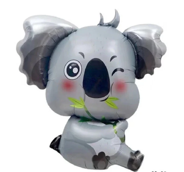 Büyük Koala Folyo Balon 85x83 cm ürün görseli 1