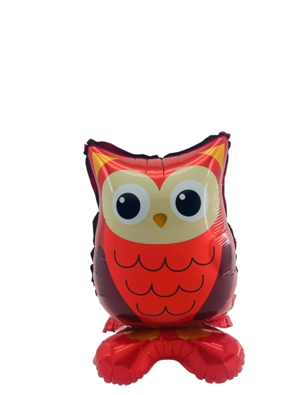 Ayaklı Baykuş Folyo Balon 58x42 cm ürün görseli 1