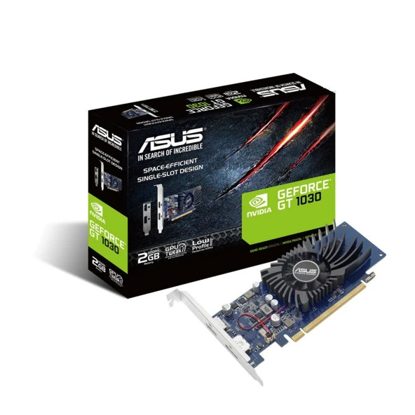 ASUS GEFORCE GT1030-2G-BRK 2GB GDDR5 64bit 1Low Profil NVIDIA Ekran Kartı ürün görseli 1