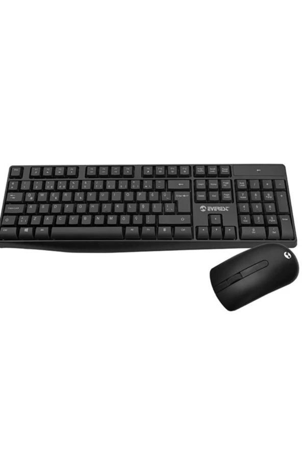 Km-7500 Siyah Kablosuz Q Multimedia Klavye + Mouse Set ürün görseli 1