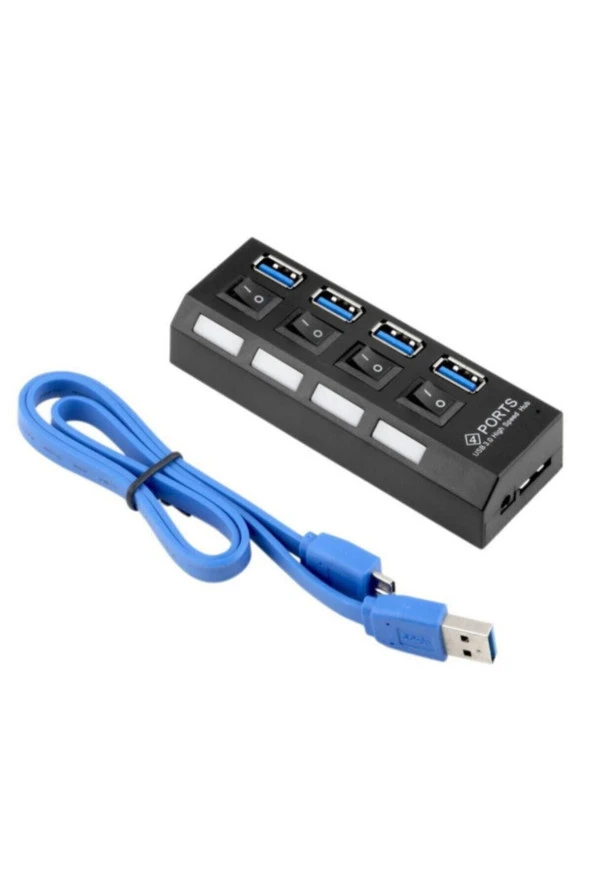 LEBRON  4 PORT Usb 3.0 ANAHTARLI HUB - Resim 4