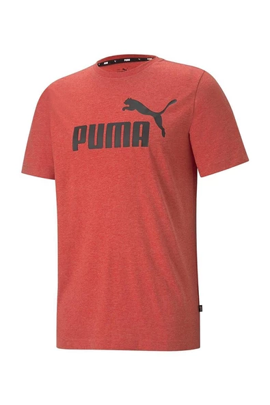 Puma 58673611 Ess Heather Tee Erkek Tişört - Resim 4