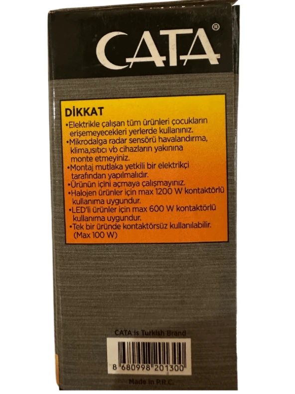 Cata CT-9185 1200W 360 Derece Radar Sensör - Resim 2