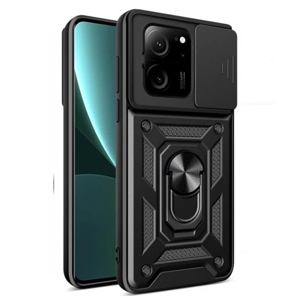 Gpack Xiaomi Mi 13T 13T Pro Kılıf Tank Aramid Sürgülü Vega YüzüklüNano ürün görseli 1