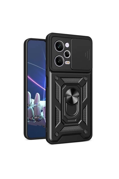 Gpack Xiaomi Redmi Note 12 Pro Plus 5G Kılıf Tank Aramid Sürgülü Vega YüzüklüNano ürün görseli 1