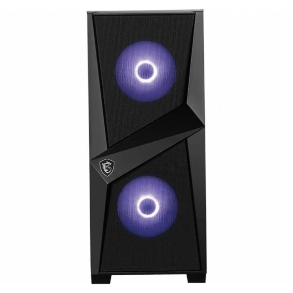 MSI MAG FORGE 100M Temperli Camlı 120mm RGB Fanlı Mid Tower Gaming Kasa ürün görseli 1
