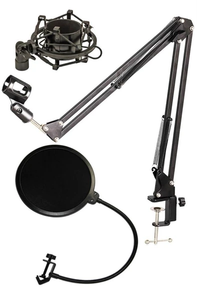 Lastvoice Nb39 Mikrofon Standı + Pop Filter + Shock Mount ürün görseli 1
