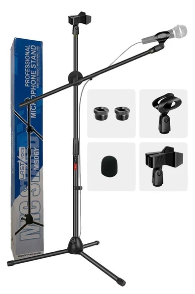 Lastvoice MS06S Mikrofon Standı - Mikrofon Sehpası (Sünger Ve Tutacak Dahil) ürün görseli 1