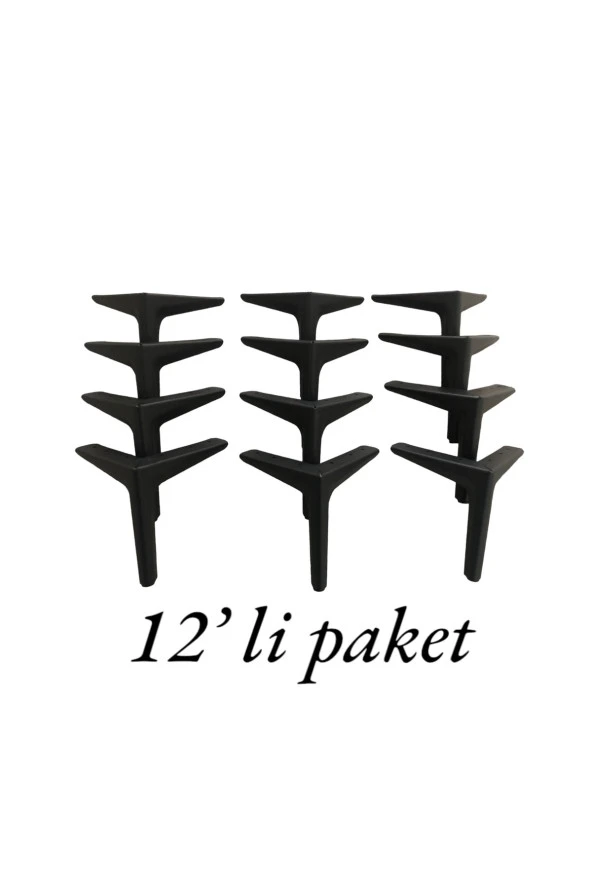 Metal Koltuk, Kanepe, Dolap, Berjer, Tv Ünitesi Ayağı 15cm ürün görseli 1