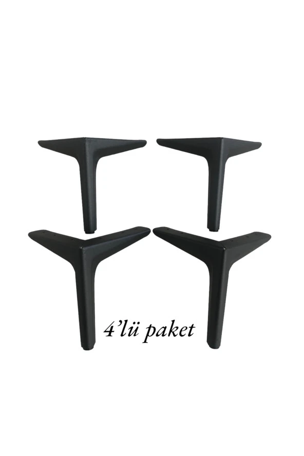 Metal Koltuk, Kanepe, Dolap, Berjer, Tv Ünitesi Ayağı 15cm ürün görseli 1
