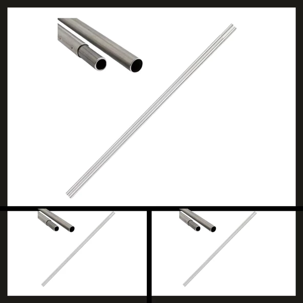 Uyguna-Yakala 50*9.5 Mm 2 Adet Alpinist Alüminyum Çadır (polü)çubuğu-DIR.094 ürün görseli 1