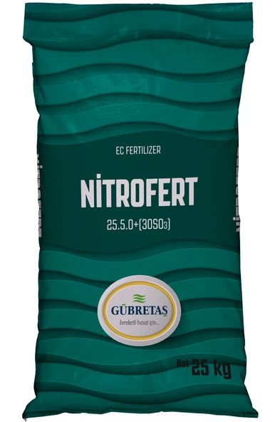GÜBRETAŞ NİTROFERT (25.5.0+30 SO3) DAMLAMA AMONYUM SULFAT (25 KG) ürün görseli 1