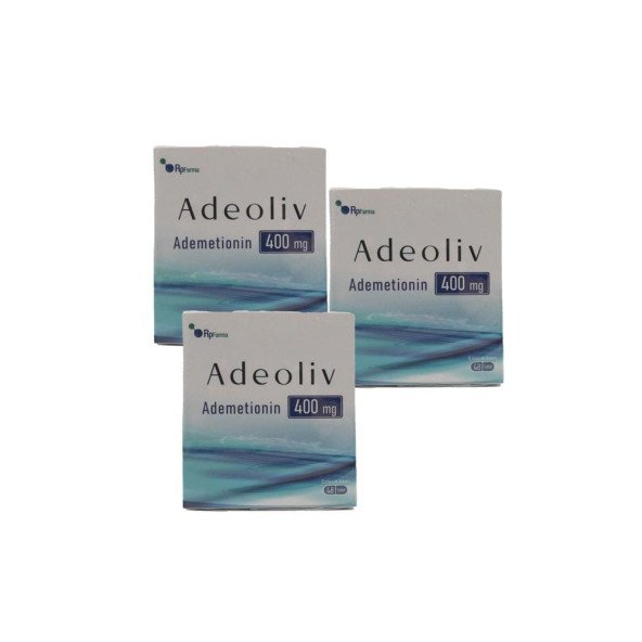 Adeoliv 400mg (Ademetionin) 48 Enterik Tablet x 3 Adet ürün görseli 1