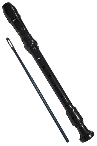 Midex FL-8BK Kaliteli Siyah Blok Flüt - Resim 3