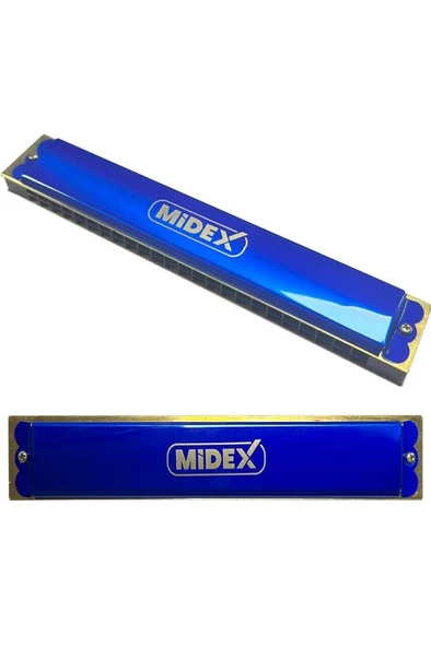 Midex HN-24BL Mavi 24 Delikli Mızıka Do (c) ürün görseli 1