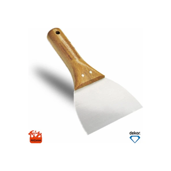 Dekor Macun Ispatula Ahşap Saplı 11 Cm 005 ürün görseli 1