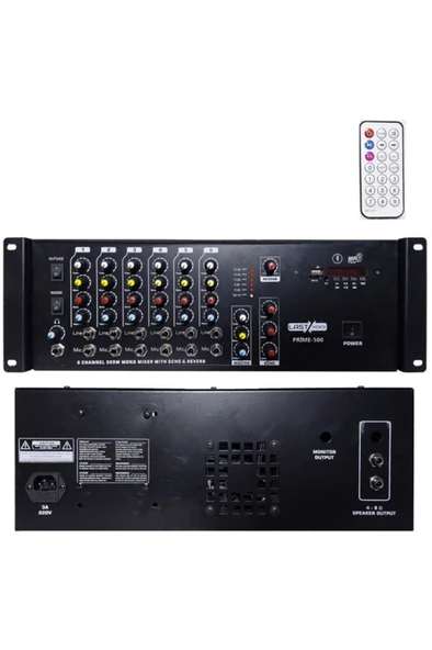 Lastvoice Prime-500W 500 Watt Usb Ekho ve Reverbli Cami Anfisi ürün görseli 1