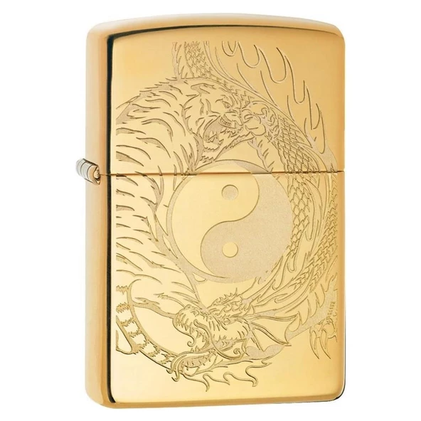 Zippo Çakmak 49024 Tiger And Dragon Design Lighter ürün görseli 1