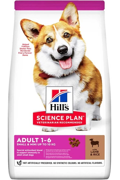 Hills small mini adult 6kg kuzu pirinç yetişkin köpek maması ufak ırk kuzu pirinçli köpek maması ürün görseli 1