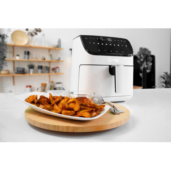 Eratec Airfryer Sıcak Hava Fritözü AF-66 Beyaz ürün görseli 1