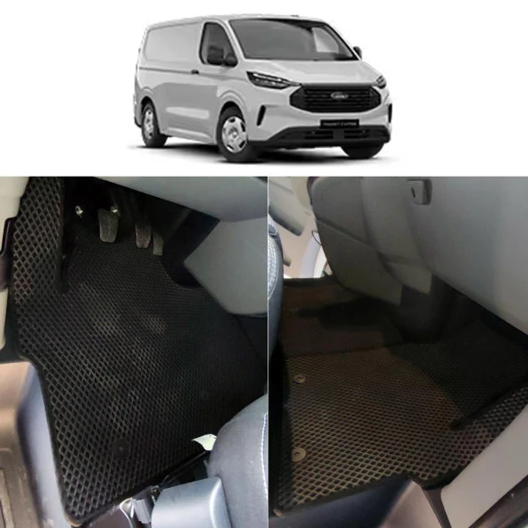Bod Ford Transit Custom 3D Havuzlu Paspas 2023 Sonrası ürün görseli 1
