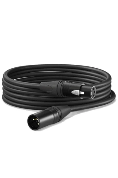 Midex MCB-10X Kaliteli Stereo Mikrofon Kablosu XLR + XLR 10 Metre Siyah Renk ürün görseli 1