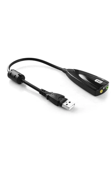 Midex K1 7.1 Mini Usb 3.5 Girişli Ses Kartı (SİYAH) ürün görseli 1