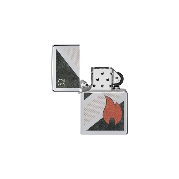 Zippo Çakmak 48623 Zippo 32 Flame Design - Resim 4