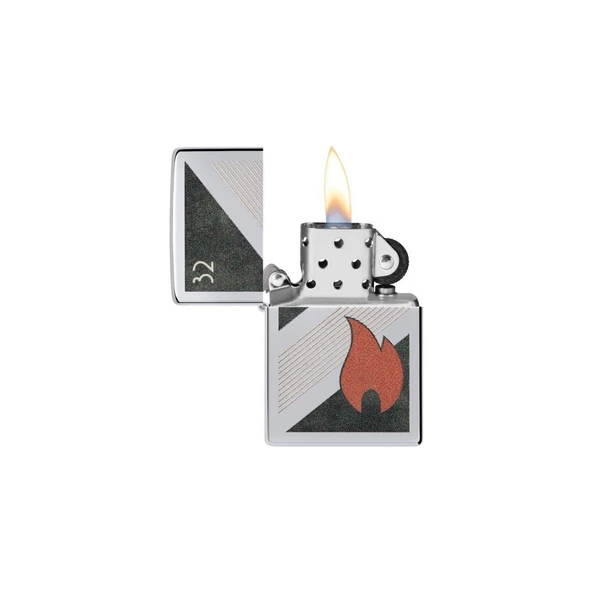 Zippo Çakmak 48623 Zippo 32 Flame Design - Resim 3